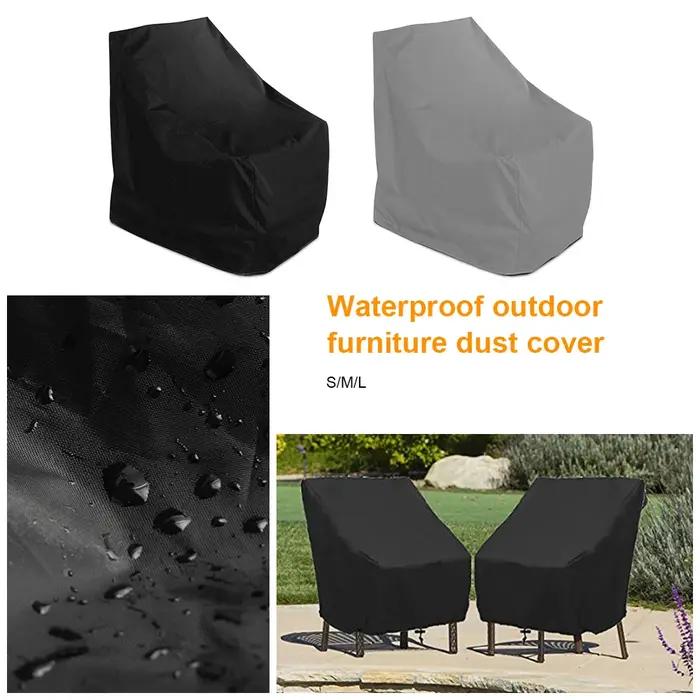 Housse anti-poussière pour chaise empilée, imperméable, anti-poussière, protection pour meubles de j