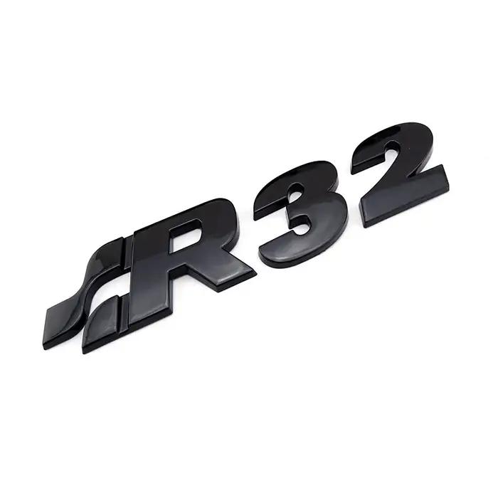 Emblème de grille brillante pour VW Golf R32, Golf 4, Golf 5, Boot Logo, Mm, 1999-2008