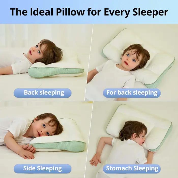 Oreiller cervical pour enfants de 1 à 18 ans, aide au sommeil, Protection du cou, orthopédique, orei