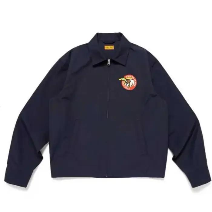 Veste de travail unisexe Humanmade avec imprimé canard volant, fermeture éclair, nouveau style