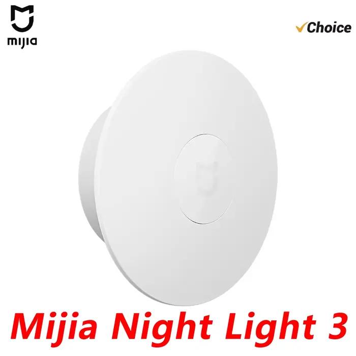 Nouvelle veilleuse MIJIA 3, luminosité réglable, capteur infrarouge intelligent de présence humaine,