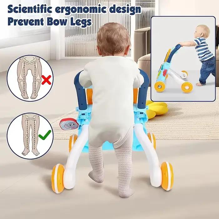 PANGDUBE Déambulateur éducatif précoce pour bébé avec jouet d'artboard Activités pour bébé Apprentis