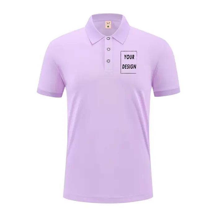 Polo décontracté d'été 2021, Logo personnalisé, texte imprimé, image, marque brodée, Design personne