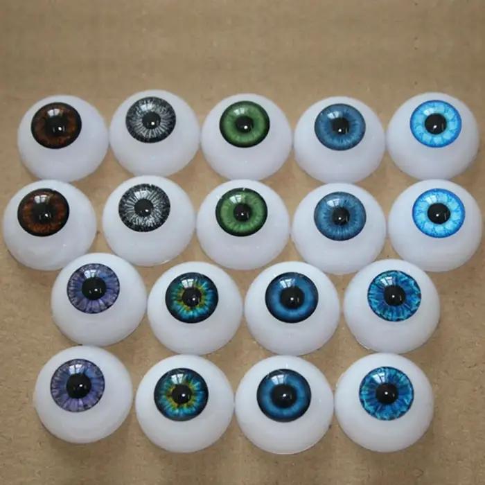 1 paire de globe oculaire en plastique acrylique, accessoires de sécurité au beurre, yeux de dinosau