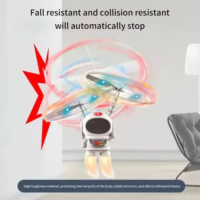 Drone robot volant Shoous droiting pour enfants, avion, drone solitaire à la main, jouets d'extérieu