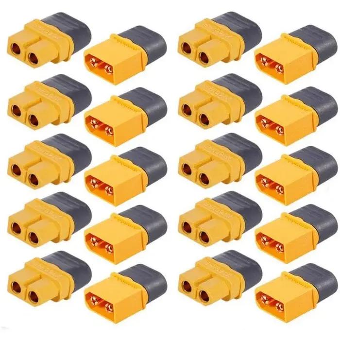 5/10 paires de connecteurs XT60H avec boîtier de gaine, prise femelle/mâle XT60 pour batterie RC Lip