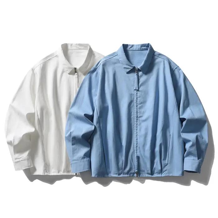 Cityboy-Chemises cargo en coton à manches longues pour hommes