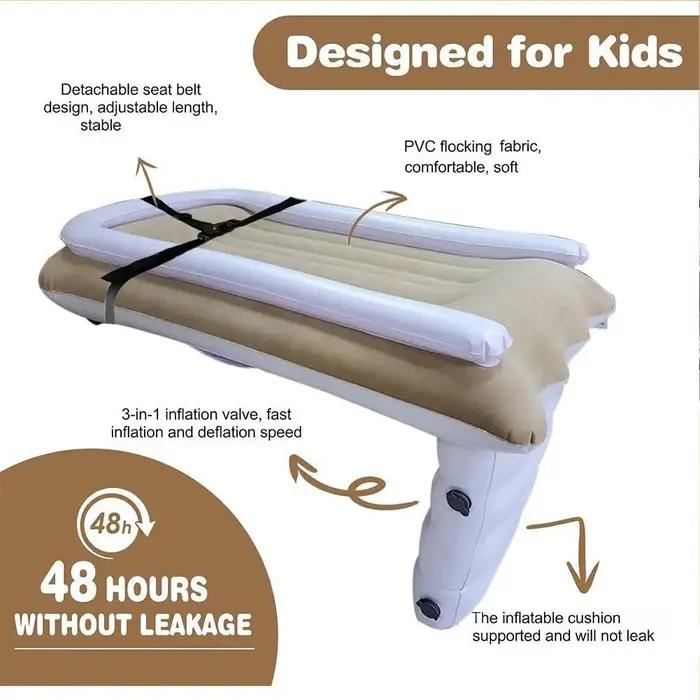 Lit d'avion portable pour enfant en bas âge matelas à air extension de siège de lit voyage voiture occasionnels spéciales