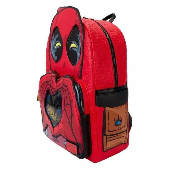 Sac à dos scolaire élégant Loungefly Deadpool 3, mini sac à dos pour sorties, cadeau
