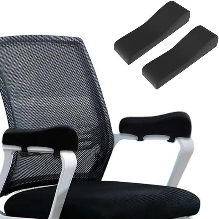 Un ensemble de coussins d'accoudoir de chaise de bureau et coudières en mousse à mémoire de forme, c