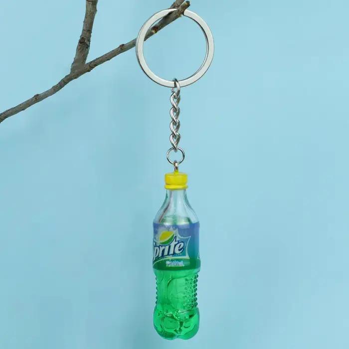 Porte-clés bouteille de boisson créatif, accessoires pour vêtements unisexe, 5 Styles miniatures, bi