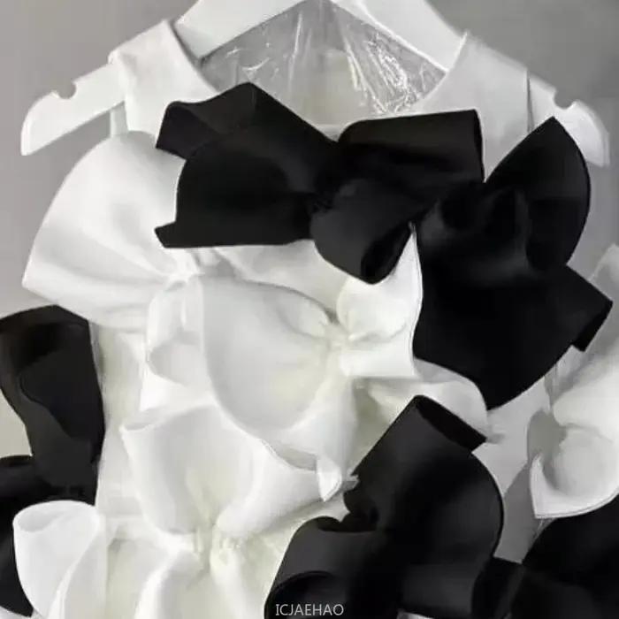Vêtements pour adolescentes, robe de mariée à fleurs pour enfants, Costume avec nœud Simple, tenue d