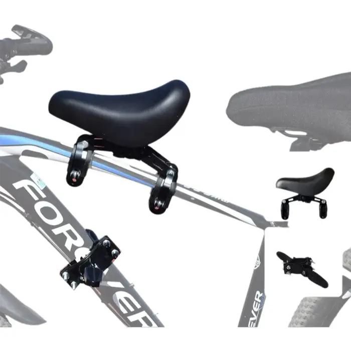 Siège bébé avant pour VTT, siège de vélo pour enfant, coussin d'assise avec absorption des chocs, siège de vélo sport