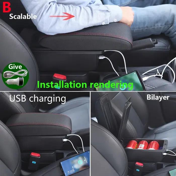 Accoudoir de voiture pour Volkswagen POLO, nouveau, pour VW POLO Mk5 6R Vento, boîte de rangement de