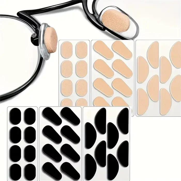 Coussinets de nez antidérapants en mousse souple autocollants pour lunettes – Protection en éponge p