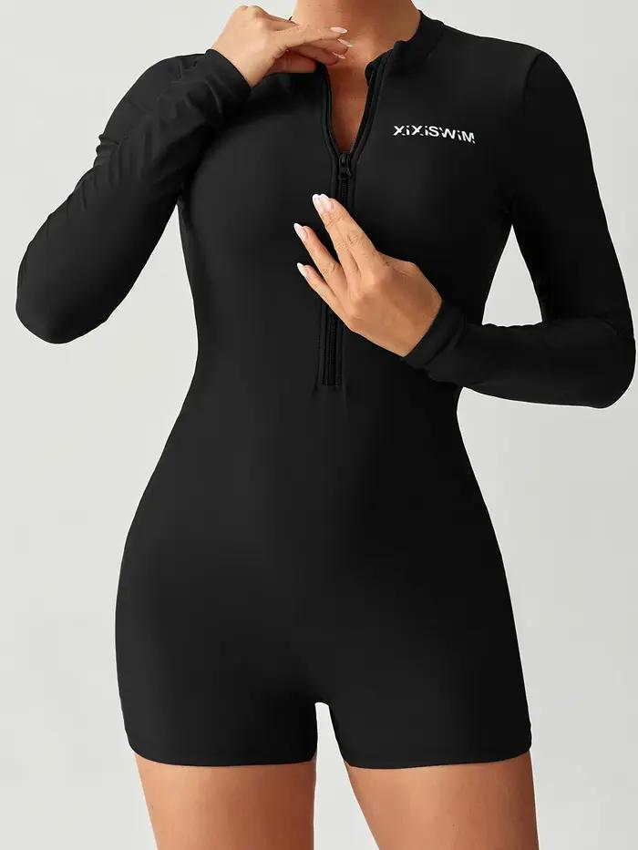 Maillots de bain une pièce pour femmes 2026 – Sport, surf, protection solaire avec fermeture éclair