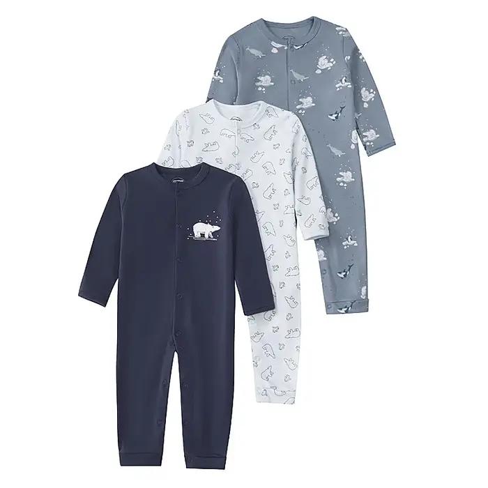 IYEAL 100% coton nouveau-né barboteuses bébé garçon fille enfant en bas âge vêtements 3 pièces/lot i