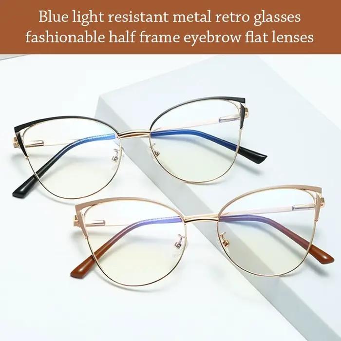Lunettes bloquant la lumière bleue pour femmes, lunettes optiques, Protection des yeux, lunettes d'o
