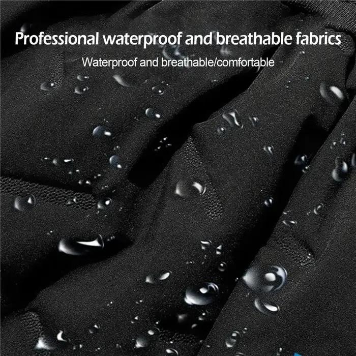 Hiver hommes peluche épais polaire imperméable pantalons de survêtement coupe-vent pantalons décontr
