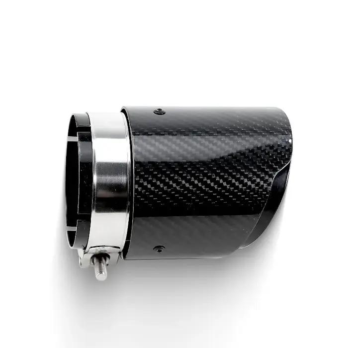 Intel 86mm pour BMW X5 F15 E70 X6 F16 embout d'échappement silencieux tuyau mat en Fiber de carbone