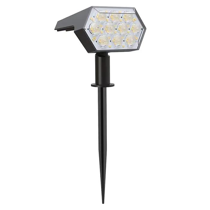 Spot Lumineux Solaire à 92 LED, Imperméable IP67, 2 en 1, Éclairage d'Extérieur, Idéal pour un Jardi