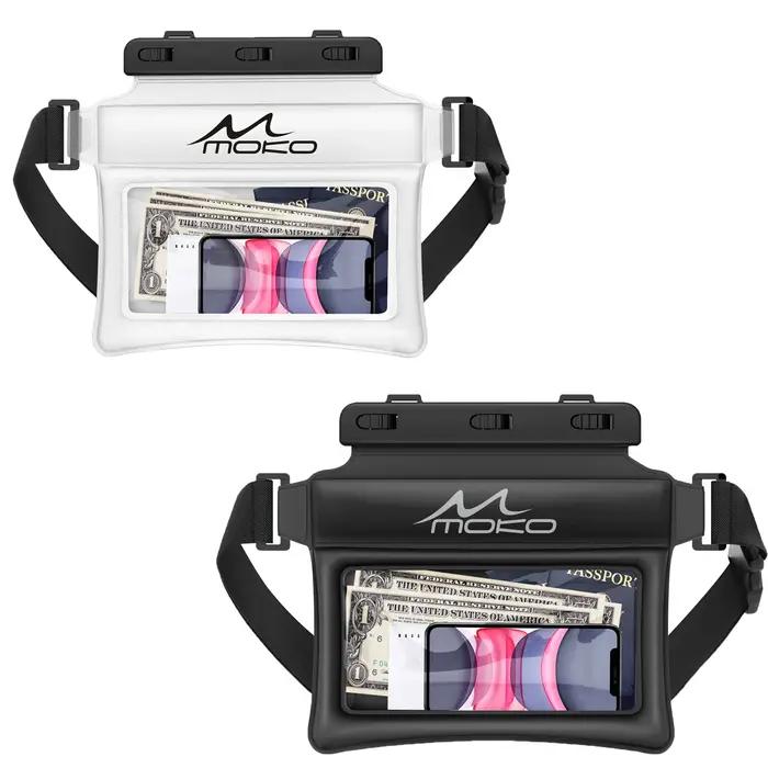 MoKo pochette de téléphone étanche Fanny Pack sac sec flottant pour natation kayak plongée en apnée