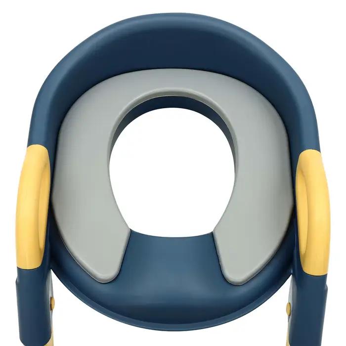 Siège de toilette pour enfants avec escalier, réglable en hauteur, pliable, siège d'apprentissage de