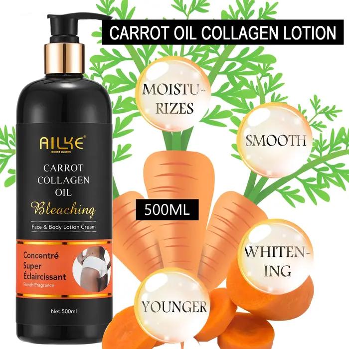 AILKE Lotion pour le corps blanchissante, réduit les taches foncées, même le teint, avec collagène e