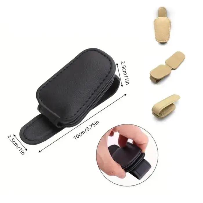Support de lunettes de soleil pour pare-soleil de voiture, clip de carte de billet, multifonction, p