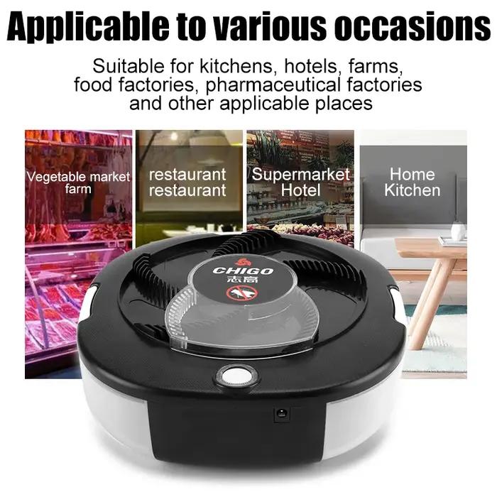 Piège à mouches électrique USB/rechargeable amélioré, piège à mouches de sécurité pour insectes, out