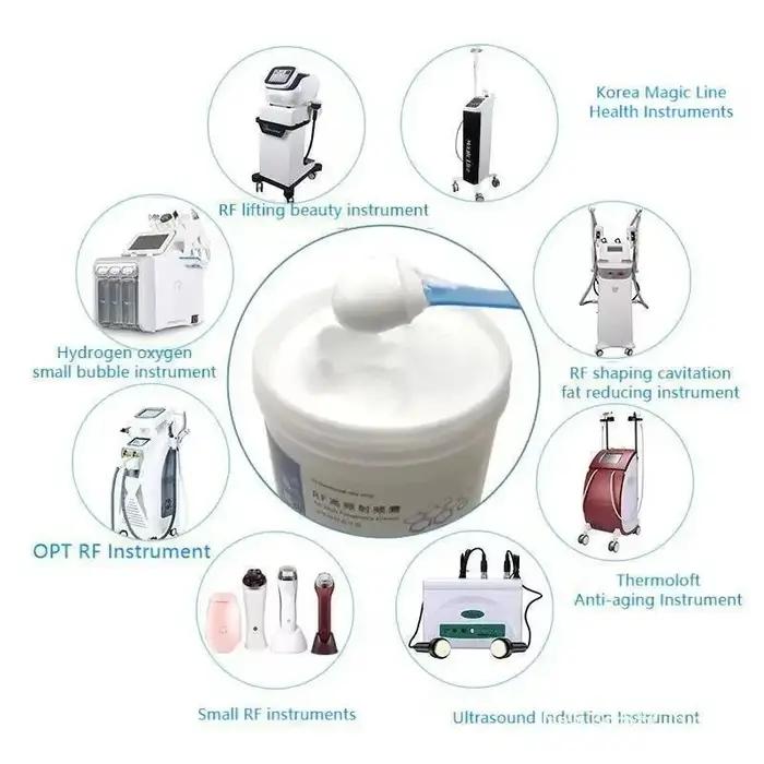 Crème haute fréquence pour la peau, gel d'âme, dispositif de traitement, hydratant, lubrification, d