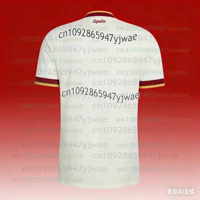 Nouveau Maillot de Football Espagnol Été 2026 – T-shirt Décontracté Sportif pour Hommes et Femmes To
