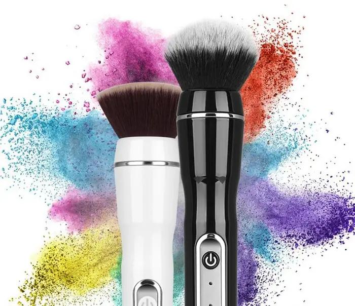 Pinceau de maquillage rotatif automatique, pinceau de maquillage électrique, fard à joues liquide et