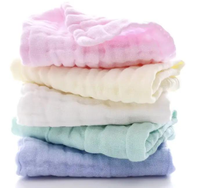 Lingettes bébé coton naturel 5 pièces - Soins doux visage et corps pour peaux sensibles nouveau-nés