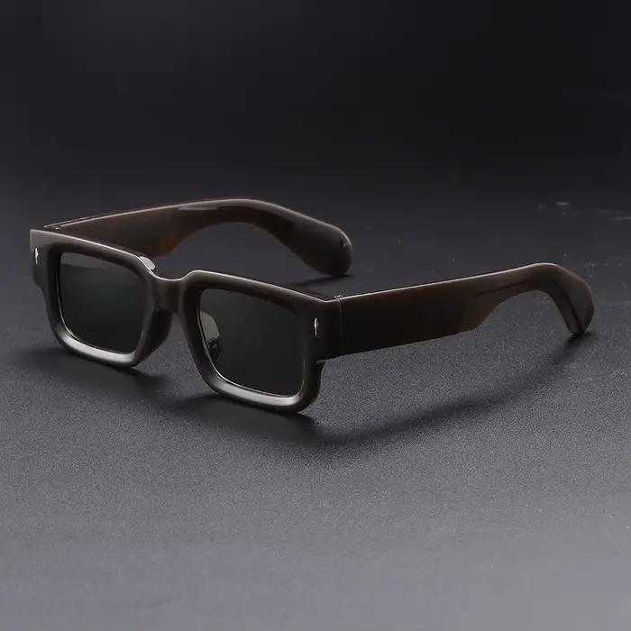 Lunettes unisexes à monture carrée en plastique, Style Simple et décontracté, à la mode, adaptées à