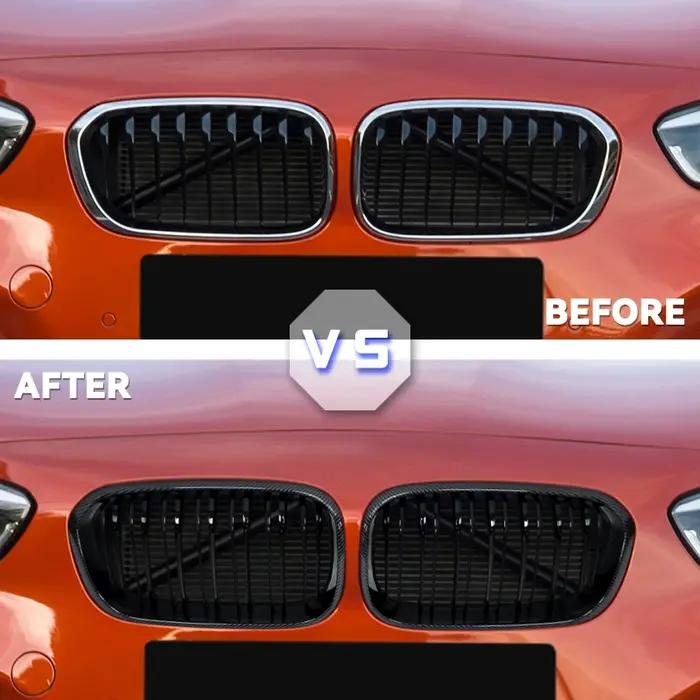 RICOY-Calandre Noire Brillante pour BMW F20 F21 120i 118i 116i 116d M135i Magglomi 2015 2016 2017 20