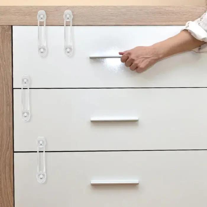 Serrure de sécurité multifonctionnelle pour bébé et enfant, serrure de sécurité pour tiroir et réfri