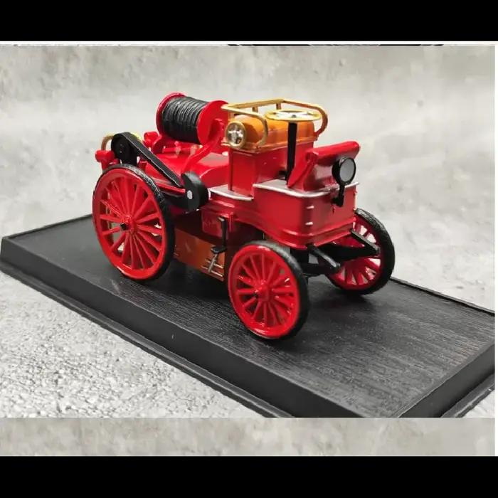 Moulage sous pression 1/43 échelle 1900 Automobile Eletrique français vieux camion de pompier alliag