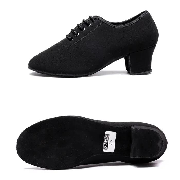 Chaussures de danse d'hiver pour femmes, chaussures de danse modernes Oxford à semelle souple, chaus