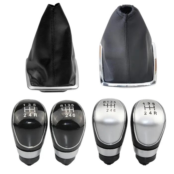 Pommeau de levier de vitesse 5/6 vitesses, guêtre de démarrage, étui de protection pour Ford Focus 2