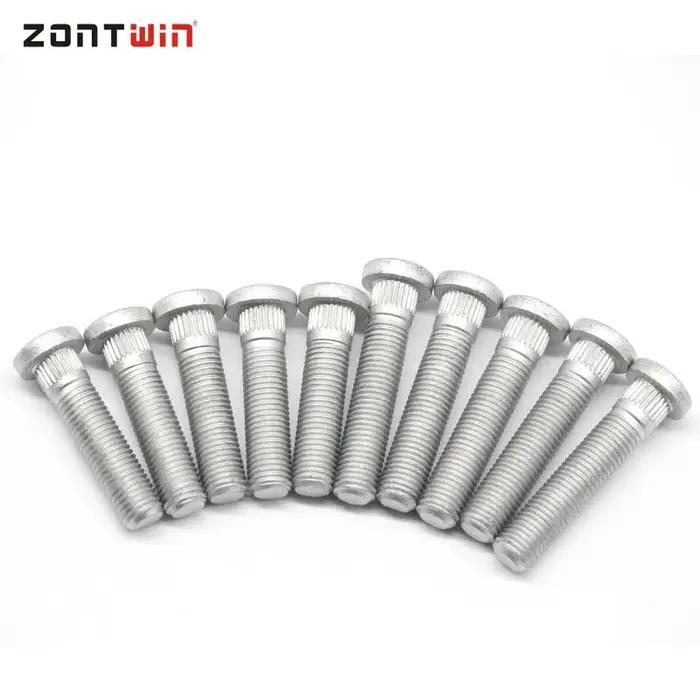 Boulons forgés de roue/boulons d'extension, diamètre cannelé 13MM, 5 pièces, M12 * 1.5,12*1.25, adap