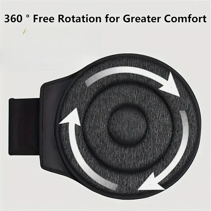 Coussin de siège de voiture rotatif 360° avec mousse à mémoire de forme pour femmes et hommes voyageurs confortables occasions spéciales longs trajets