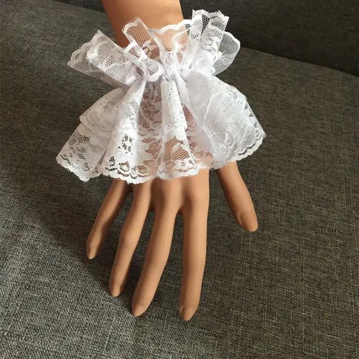 Lolita – gants à manches courtes pour la main, accessoires pour vêtements, manchettes de poignet, vo