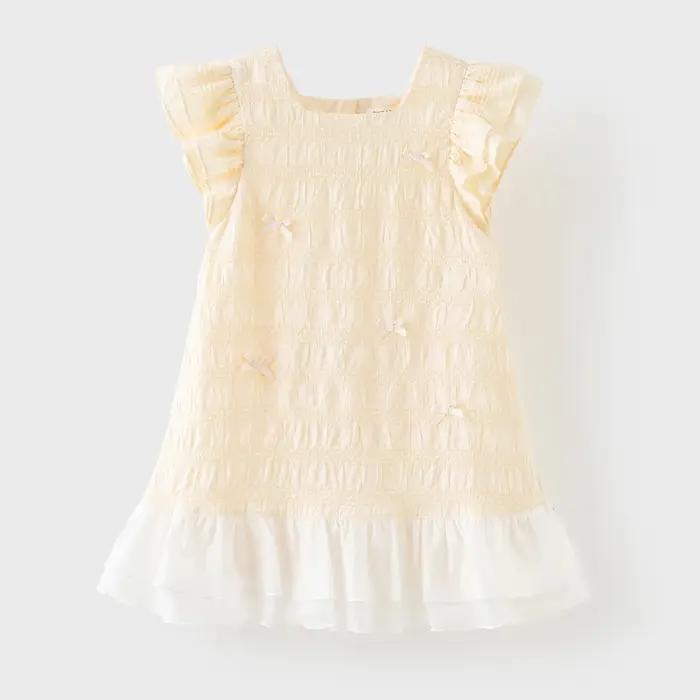 Robes de princesse d'été pour filles Dave Bella, 7-13 ans, robe de fête à manches courtes pour enfan