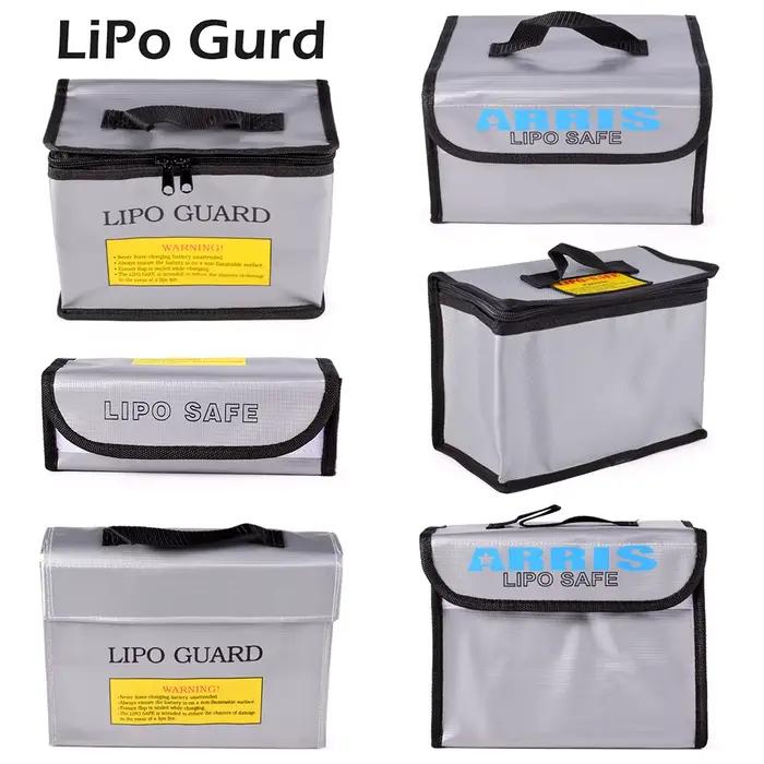 Lipo garde sac de sécurité ignifuge antidéflagrant Portable Lipo sac de sécurité pour RC FPV course