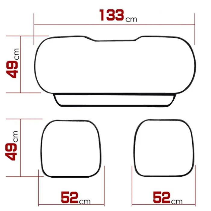 Housses de siège de voiture en cuir synthétique adaptées à tous les types de voitures pour protection et confort élégant occasions spéciales