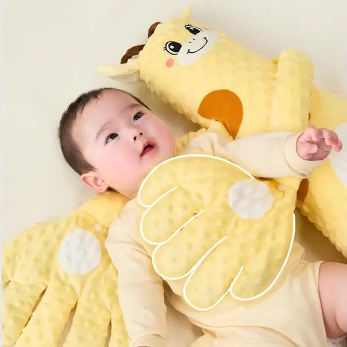 Poupée de Sommeil Apaisante pour Bébé avec Télécommande, Coussin Électrique Réglable à 3 Vitesses po