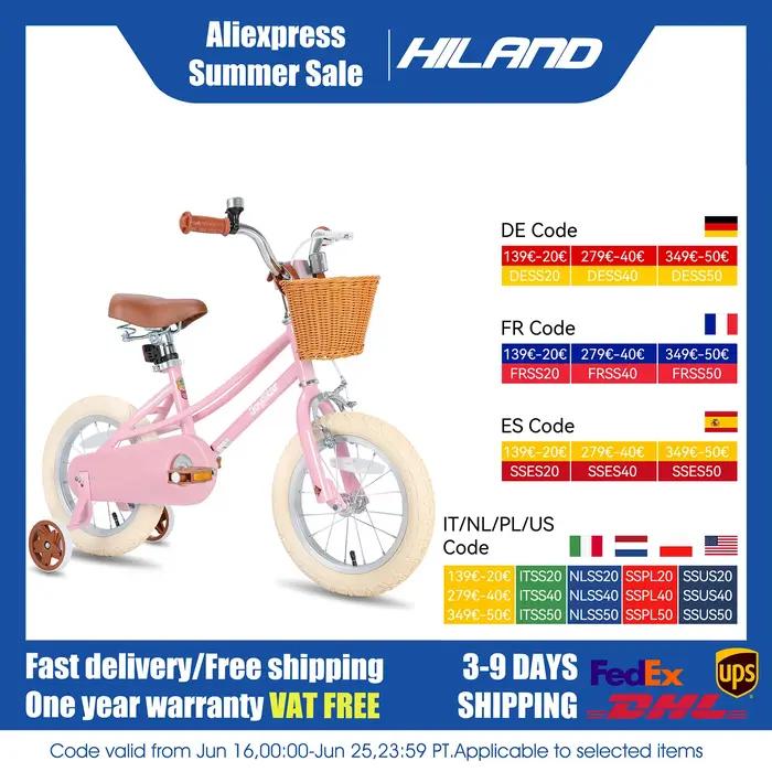 Entrepôt américain JOYSTAR Vélo pour filles pour 2 à 12 tout-petits et enfants, 12" 14" 16" 20" avec