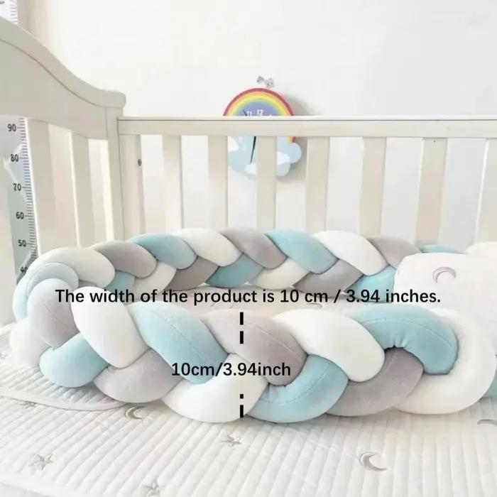 1M/2M/3M/4M bébé berceau pare-chocs protecteur lit tresse noeud coussin pour nourrissons enfants act