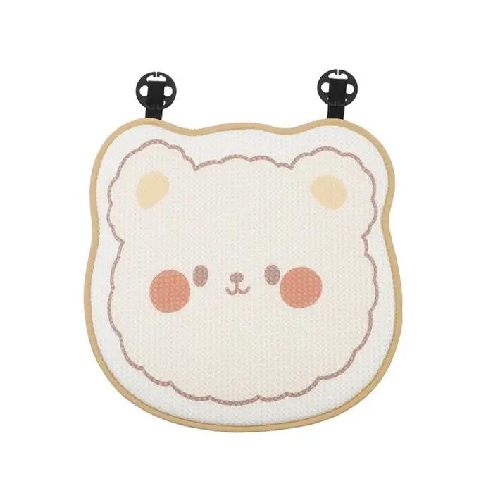 Housses de siège de voiture confortables et mignonnes, en soie glacée, coussin de protection de sièg